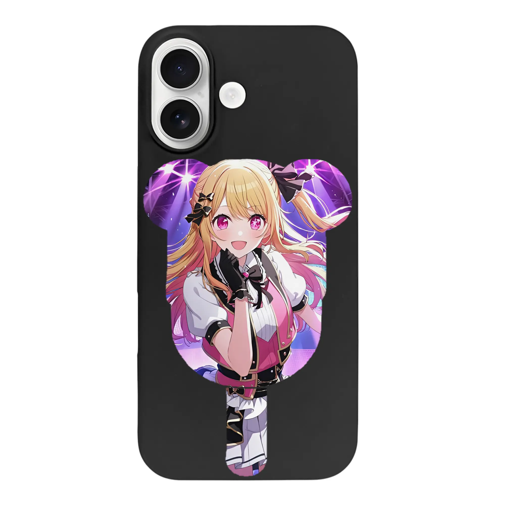 推しの子 グッズ,星野ルビー - iPhone 17 シリーズ シリコンケース 薄型 耐衝撃 指紋防止 ソフトタッチカバー 精密フィット 傷防止 保護ケース iPhone 17/17 Air/17 Pro/17 Pro Max 対応